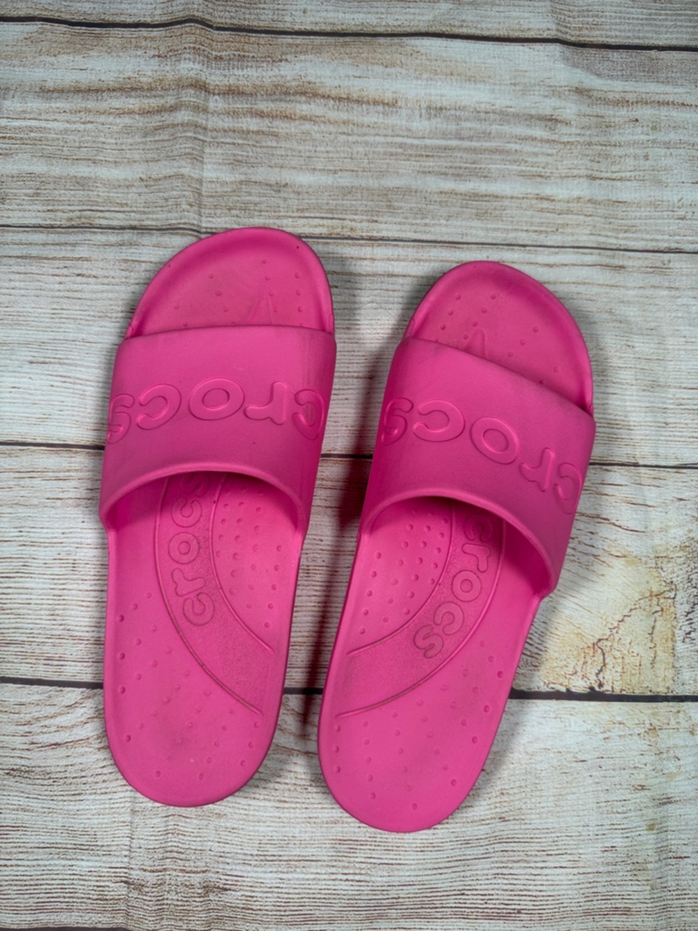 CROCS Slide Pink Crush Slide Sandals